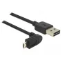 Cabo USB DeLOCK 83848 USB 2.0 1 m USB A Micro-USB B preto