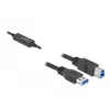 Cabo USB DeLOCK 85379 USB 3.2 Gen 1 5 m USB A USB B preto