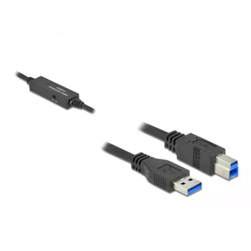 Cabo USB DeLOCK 85379 USB 3.2 Gen 1 5 m USB A USB B preto