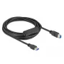 Cabo USB DeLOCK 85379 USB 3.2 Gen 1 5 m USB A USB B preto