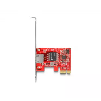 Placa DeLOCK PCI Express x1 para 1 x RJ45 2,5 Gigabit LAN i225 NBASE-T Low Profile