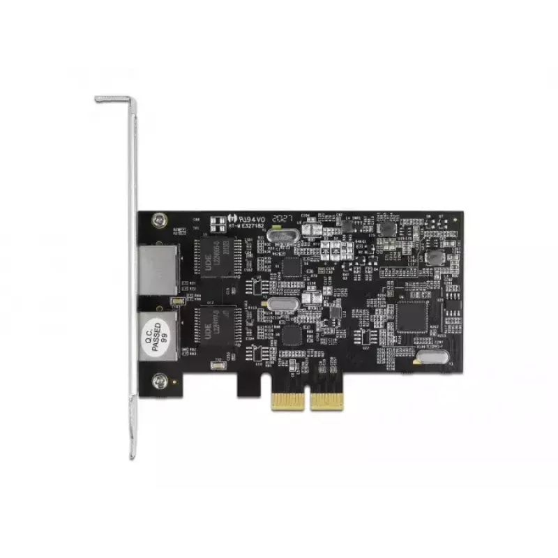 Placa DeLOCK PCI Express x2 para 2 x RJ45 2.5 Gigabit LAN RTL8125