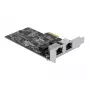 Placa DeLOCK PCI Express x2 para 2 x RJ45 2.5 Gigabit LAN RTL8125