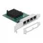 Placa de rede DeLOCK 89025 interna Ethernet 1000 Mbit/s