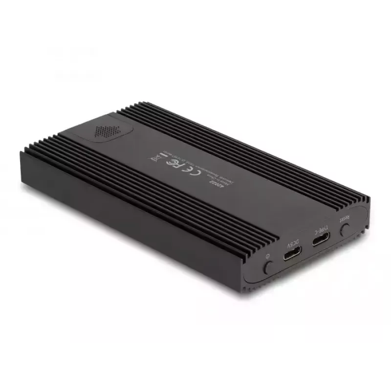 Caixa para SSD DeLOCK 42022 Caixa externa USB 20 Gbps para 2 x SSD M.2 NVMe PCIe