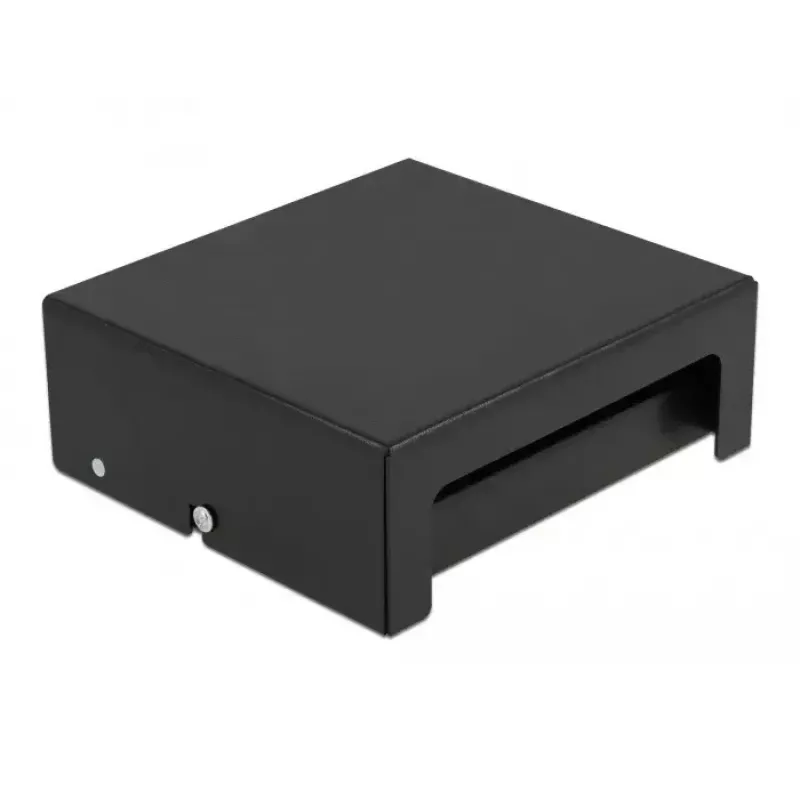 Painel de ligação DeLOCK Keystone 6 portas preto