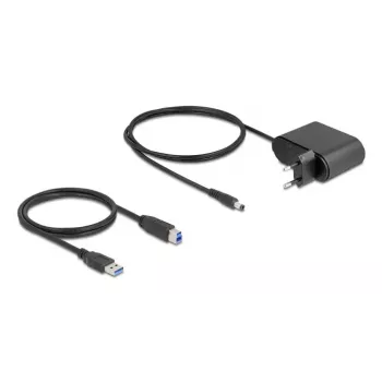 DeLOCK 64332 Docking station USB 3.2 Gen 1 HDD SSD 2,5 3,5 preto