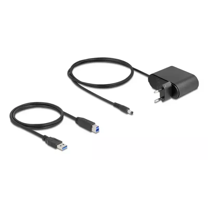 DeLOCK 64332 Docking station USB 3.2 Gen 1 HDD SSD 2,5 3,5 preto