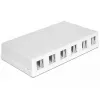 Conjunto de montagem DeLOCK 86227 branco