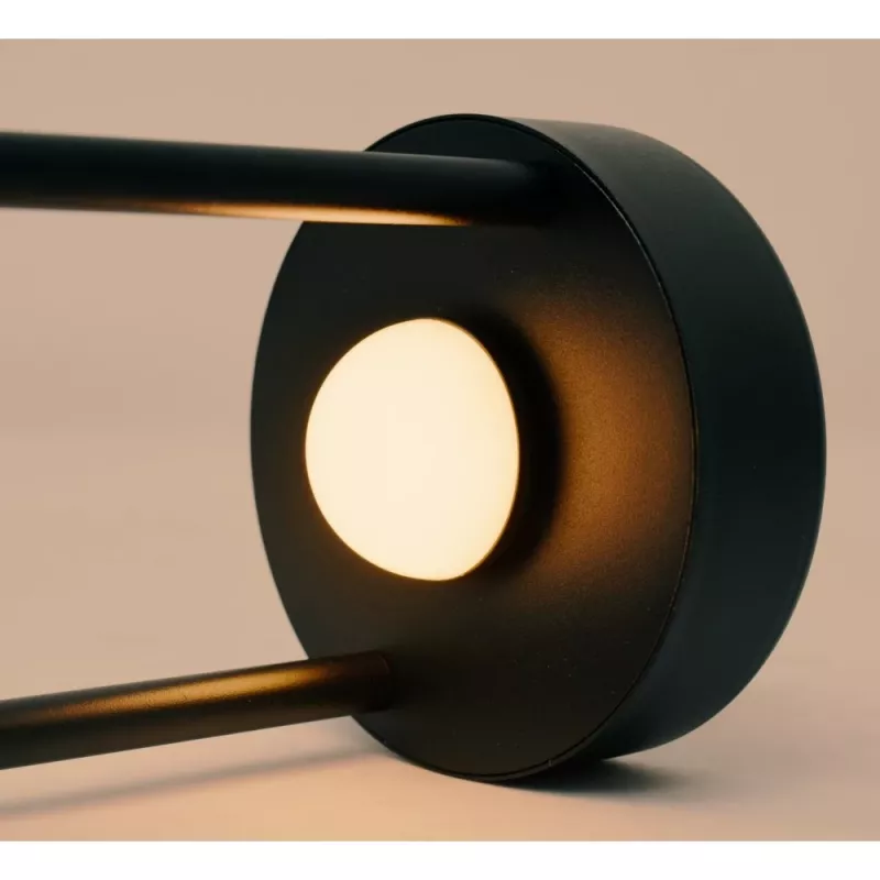 Techly I-LAMP-TABLE1 candeeiro de mesa lâmpada não substituível 3 W LED preto
