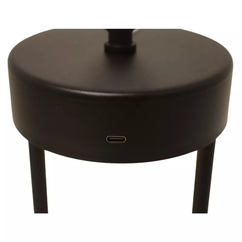 Techly I-LAMP-TABLE1 candeeiro de mesa lâmpada não substituível 3 W LED preto