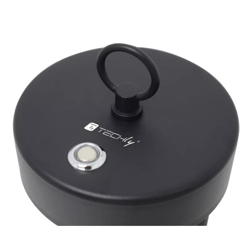Techly I-LAMP-TABLE1 candeeiro de mesa lâmpada não substituível 3 W LED preto