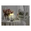 Techly I-LAMP-TABLE2 candeeiro de mesa lâmpada não substituível 2 W LED preto, branco