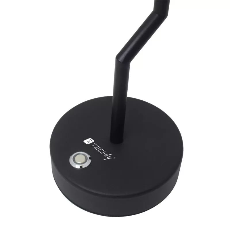Techly I-LAMP-TABLE2 candeeiro de mesa lâmpada não substituível 2 W LED preto, branco