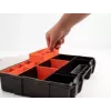 Caixa de arrumação DeLOCK 18416 21 compartimentos 290x220x60mm laranja preto