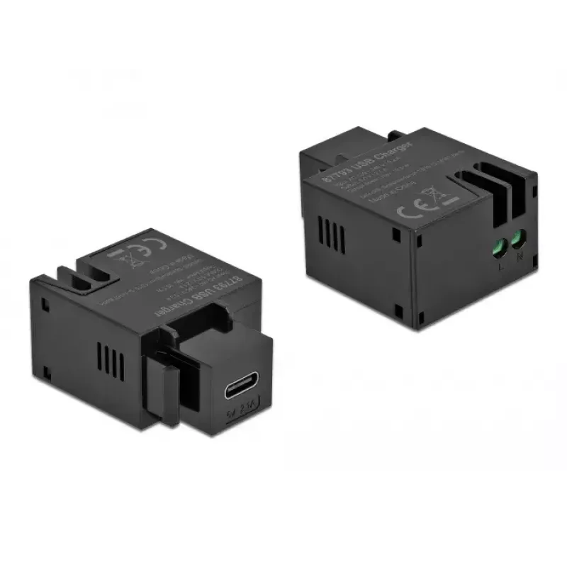 Módulo Keystone USB Type-C porta de carregamento 2,1 A DeLOCK 87793