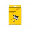 Dissipador de calor DeLOCK com ventoinha para M.2 SSD 2280 preto alumínio