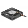 Ventoinha para caixa de computador DELOCK 6 cm (60x60x10 mm), 12 V, rolamento de esferas, preto, modelo 67294