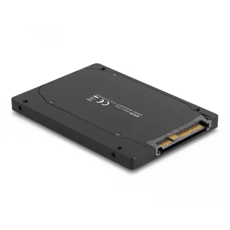 Caixa para SSD DeLOCK 63379 preto M.2 suporte para 1 unidade