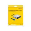 Leitor de cartões interno DeLOCK 91759 preto cinzento CF MMC MS