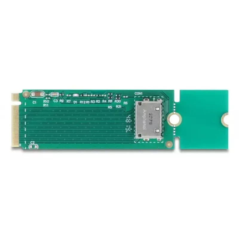 Placa de interface/adaptador interno SFF-8612 DeLOCK 64348 M.2 SFF-8612 conector macho verde
