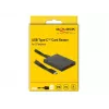 Leitor de cartões DeLOCK 91749 USB 3.1 Gen 2 Type-C preto