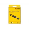 Leitor de cartões DeLOCK 91004 USB 3.2 Gen 1 Type-A Type-C preto
