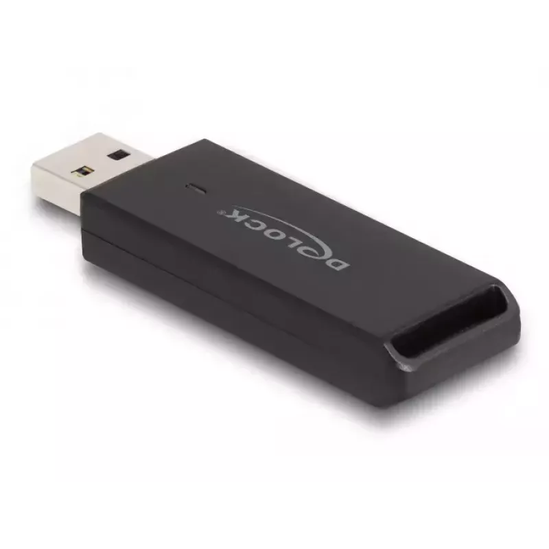 Leitor de cartões DeLOCK 91002 USB preto MicroSD SD SDHC SDXC 5000 Mbit/s