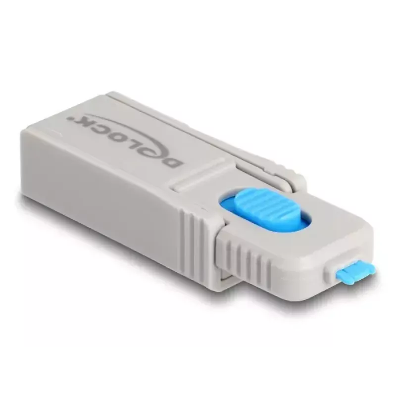 Conjunto de bloqueio de portas HDMI DeLOCK 4 unid. + ferramenta de desbloqueio conetores fêmea HDMI