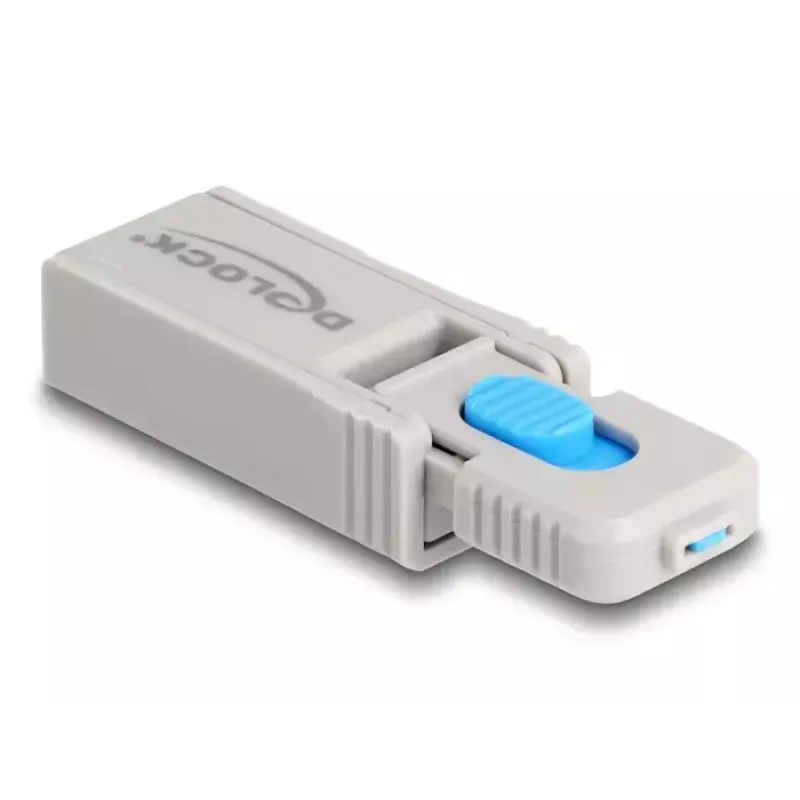 Conjunto de bloqueio de portas HDMI DeLOCK 4 unid. + ferramenta de desbloqueio conetores fêmea HDMI