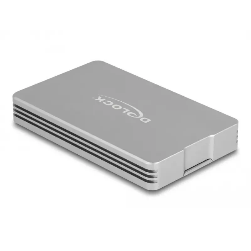 Caixa para SSD DeLOCK 42018 prateado M.2 40 Gbit/s USB Type-C