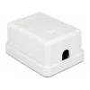 Caixa de superfície DeLOCK 86248 branco 52mm x 25,5mm x 39mm