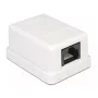 Caixa de superfície DeLOCK 86248 branco 52mm x 25,5mm x 39mm