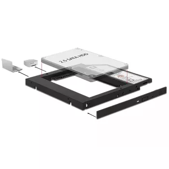 Painel de cobertura DeLOCK 62669 13,3 cm (5,25 polegadas)