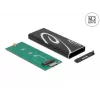 Caixa para SSD DeLOCK 42007 preto M.2