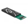 Caixa para SSD DeLOCK 42007 preto M.2