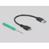 Caixa para SSD DeLOCK 42007 preto M.2