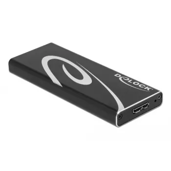 Caixa para SSD DeLOCK 42007 preto M.2