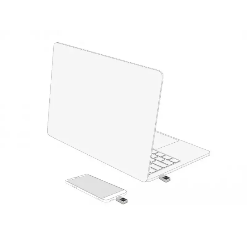 Pen drive USB DeLOCK 16 GB USB-C 5 Gbps caixa metálica