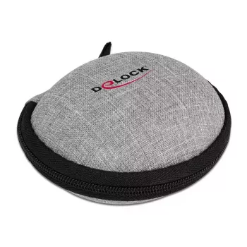 Estojo DeLOCK bolsa de proteção para auscultadores in-ear