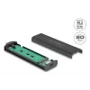 Caixa para SSD DeLOCK 42031 preto M.2 PCIe SATA 20 Gbit/s
