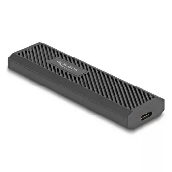 Caixa para SSD DeLOCK 42031 preto M.2 PCIe SATA 20 Gbit/s