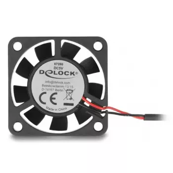 Ventoinha para caixa de computador DELOCK 4 cm (40 x 40 x 10 mm), rolamento de esferas, 0,18 m³/h, 5 V DC, preto