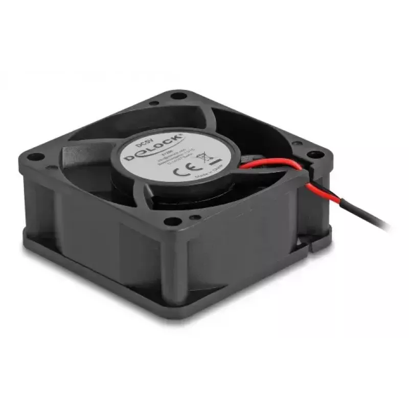 DeLOCK 67289 Ventoinha axial 5 V DC, 60 x 60 x 25 mm, preta