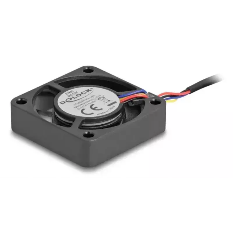 DeLOCK 67293 Ventoinha axial 12 V DC, 40 x 40 x 10 mm, preta