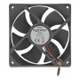 Ventoinha para caixa de computador DELOCK 67297 92 mm, rolamento de esferas, fluxo de ar 1,21 m³/h, preto