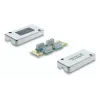 Tomada de rede DELOCK Cat.6 STP LSA, blindagem S/UTP, 35×82×23 mm, prateado