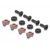 Placa de cobertura DeLOCK 67431 com 3 ventoinhas incorporadas de 60×60 mm, metal, cinzento-escuro, 1 unid.