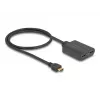 Splitter HDMI DeLOCK 1 x entrada HDMI para 2 x saída HDMI 4K 60 Hz