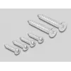 Acessório para patch panel DELOCK 81333 — suporte em policarbonato branco, 152×50×82 mm
